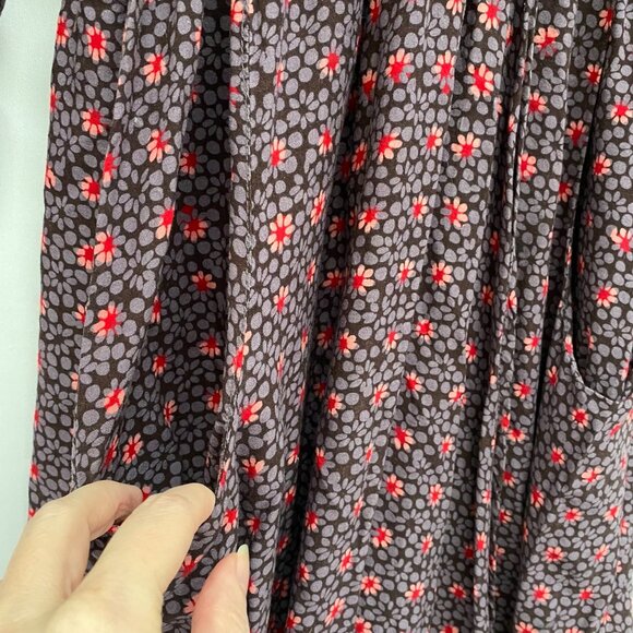 Natalie Martin Red and Blue Maxi Dress - Picture 7 of 16